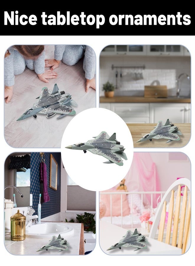 سكويشي نماذج طائرات طرية، نماذج طائرات مقاتلة لهواة الجمع لتزيين المكاتب، ألعاب تعليمية لعرضها على سطح المكتب (أخضر (أ)) - Image 5